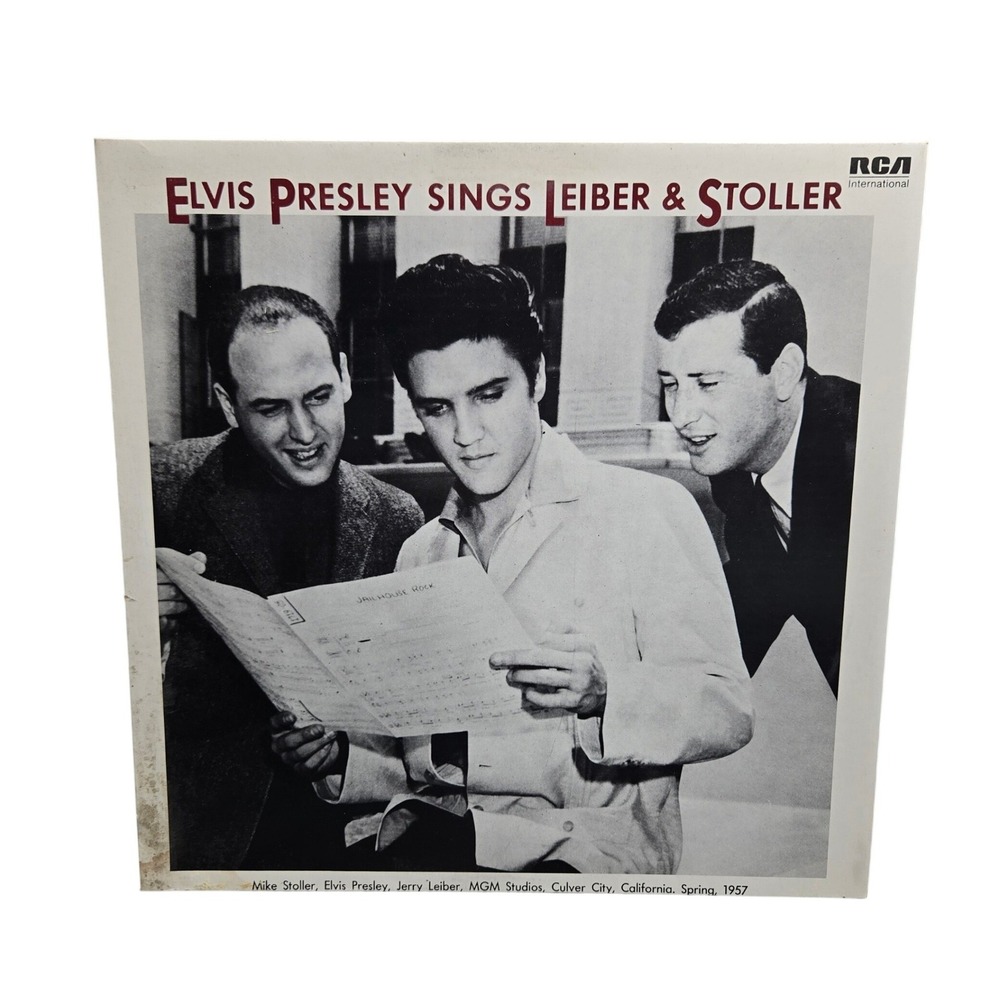 Elvis Presley Sings Leiber & Stoller Vinyl LP RCA International NL 80099 Tested